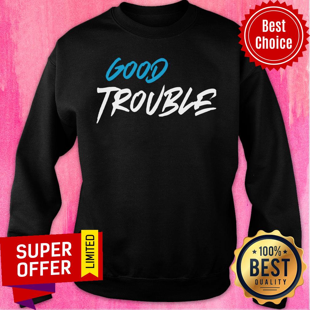 Black Good Trouble Classic Shirt - Image 4