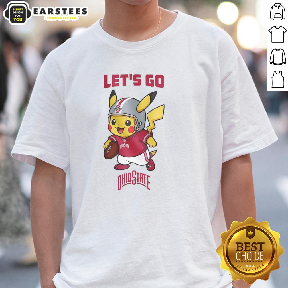 Premium Ohio State Buckeyes X Pikachu Let's Go T-Shirt