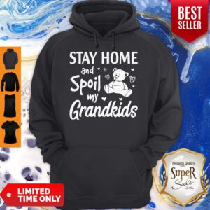 Alternative view of Official Stay Home And Spoil My Grandkids Beer Shirt