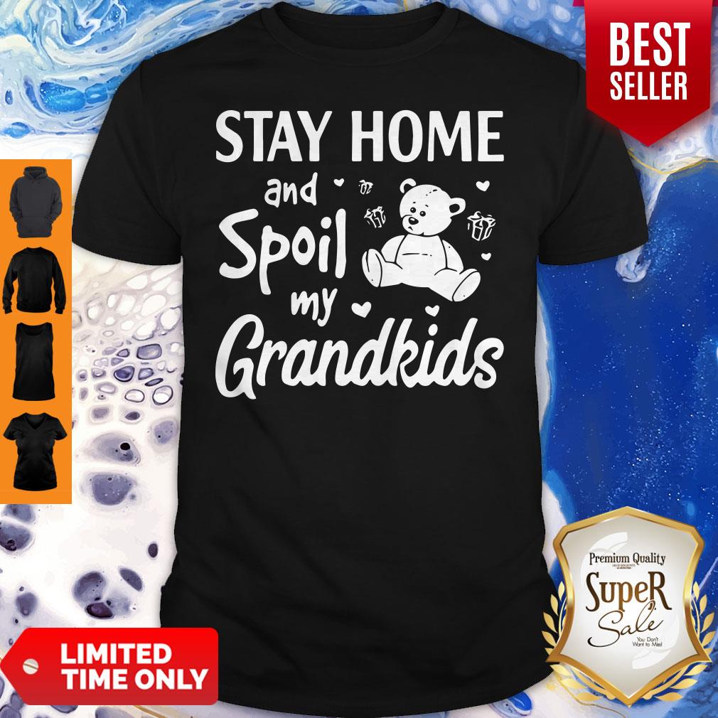 Official Stay Home And Spoil My Grandkids Beer Shirt