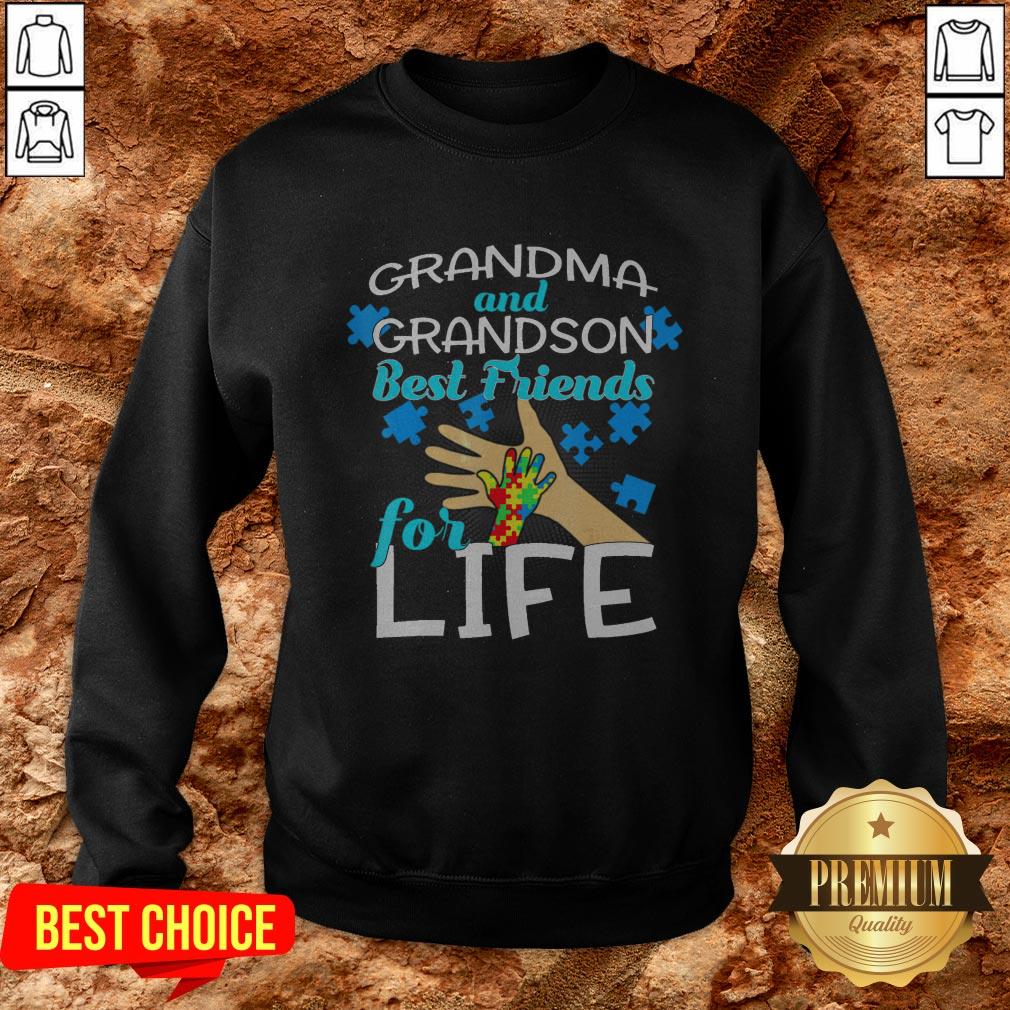 Grandma And Grandson Best Friends For Life Shirt - Image 4