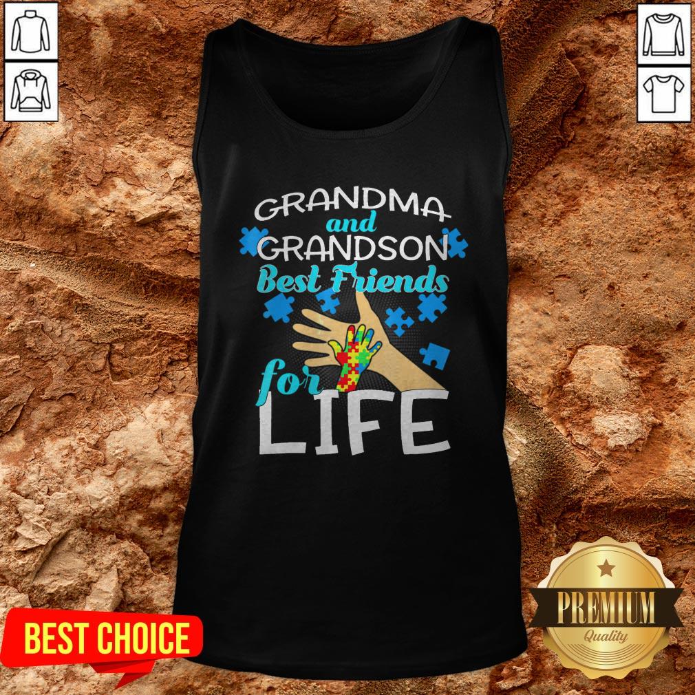 Grandma And Grandson Best Friends For Life Shirt - Image 3