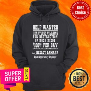 Alternative view of Help Wanted Heartless Villains For Destruction Of Rock Ridge Shirt