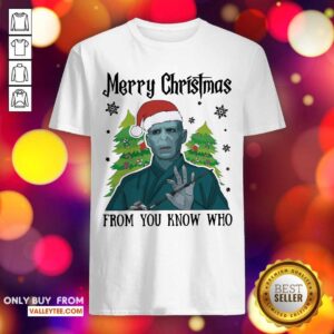Lovely Voldemort Merry Christmas From You Know Who Shirt