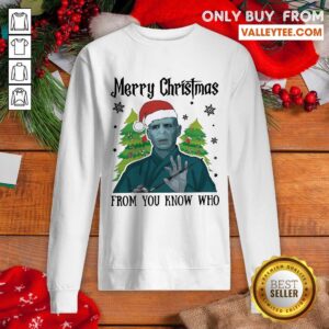 Alternative view of Lovely Voldemort Merry Christmas From You Know Who Shirt