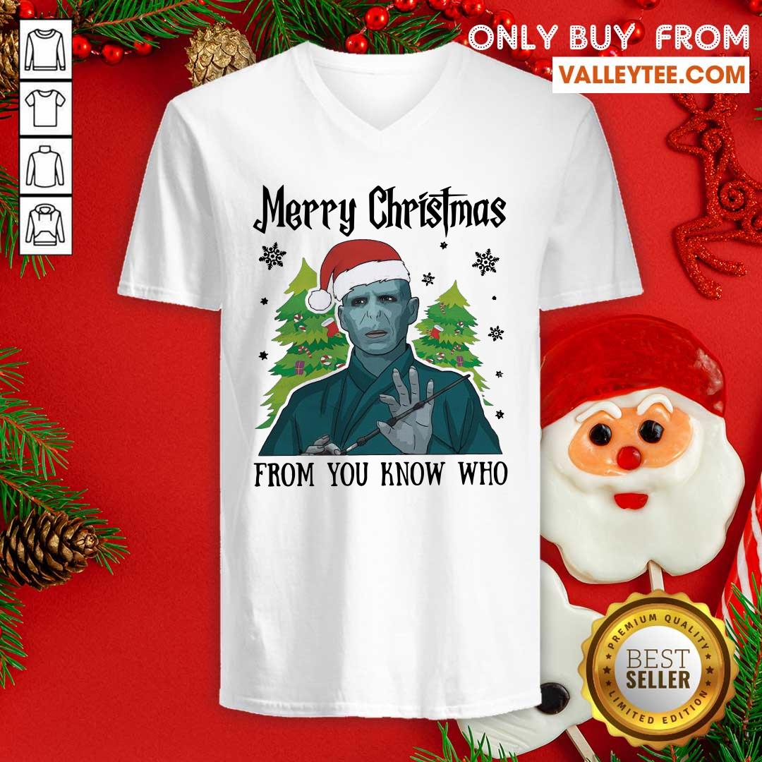 Lovely Voldemort Merry Christmas From You Know Who Shirt - Image 4