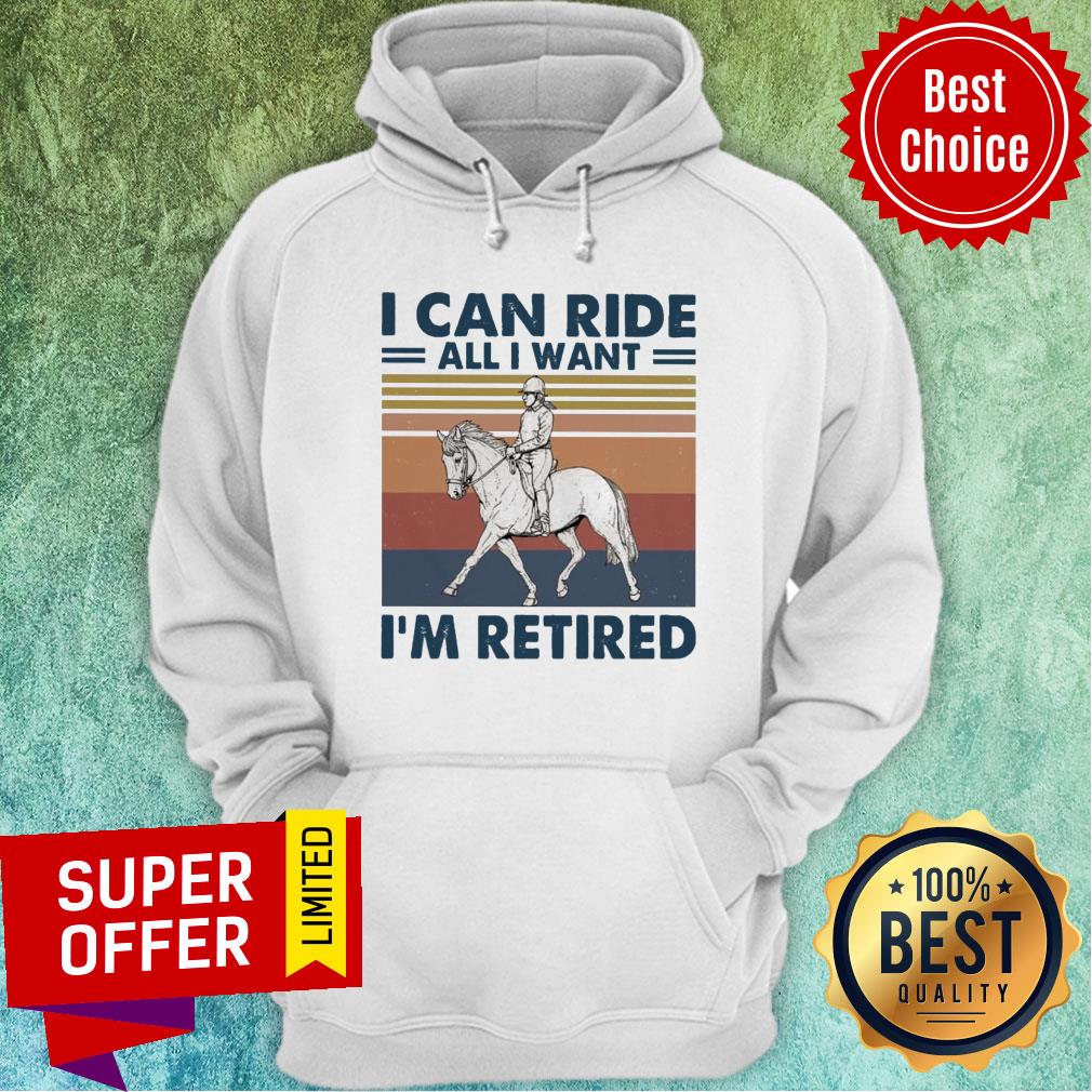 I Can Ride All I Want I’m Retired Vintage Shirt - Image 5