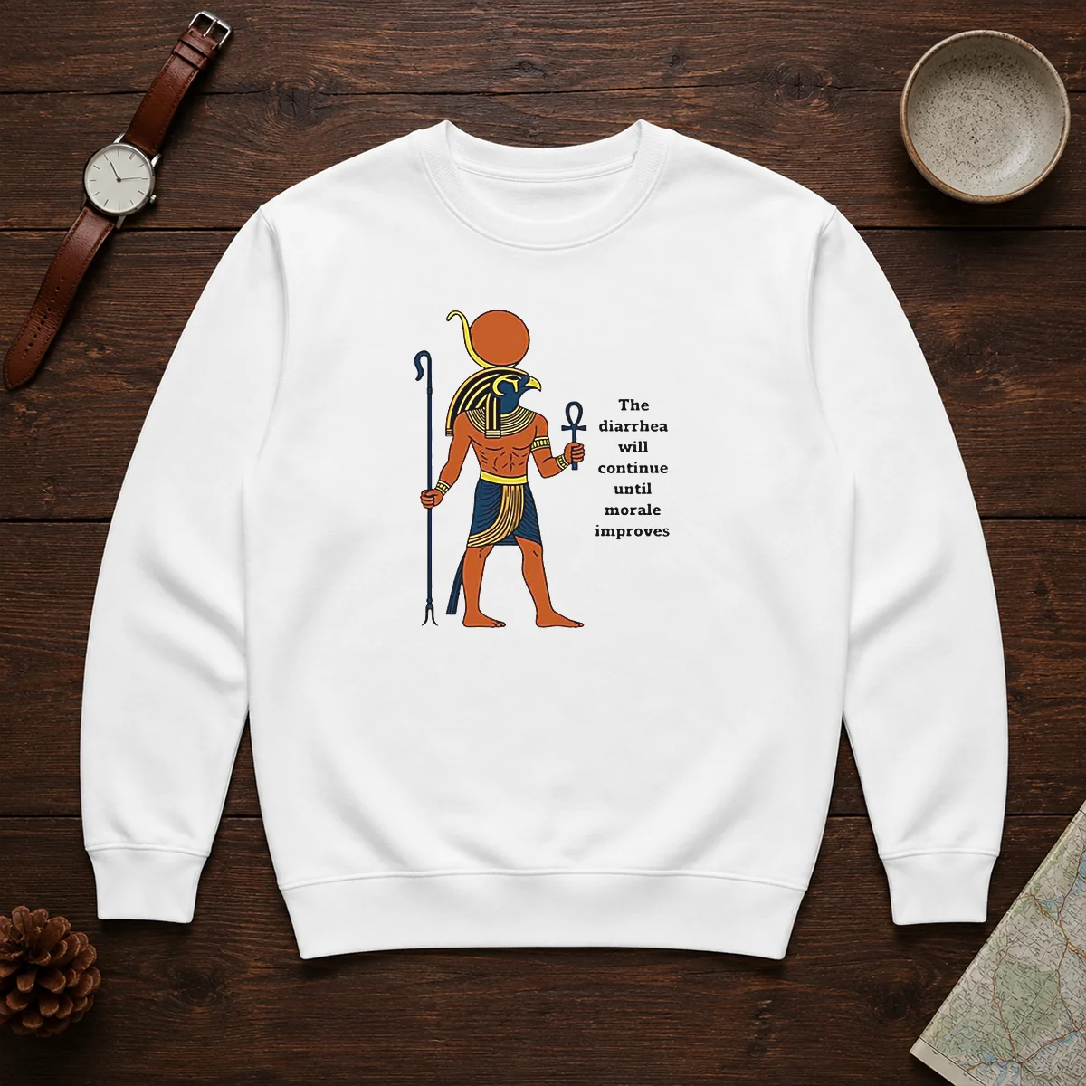 Nice Ra The Diarrhea Will Continue Until Morale Improves Shirt - Image 7