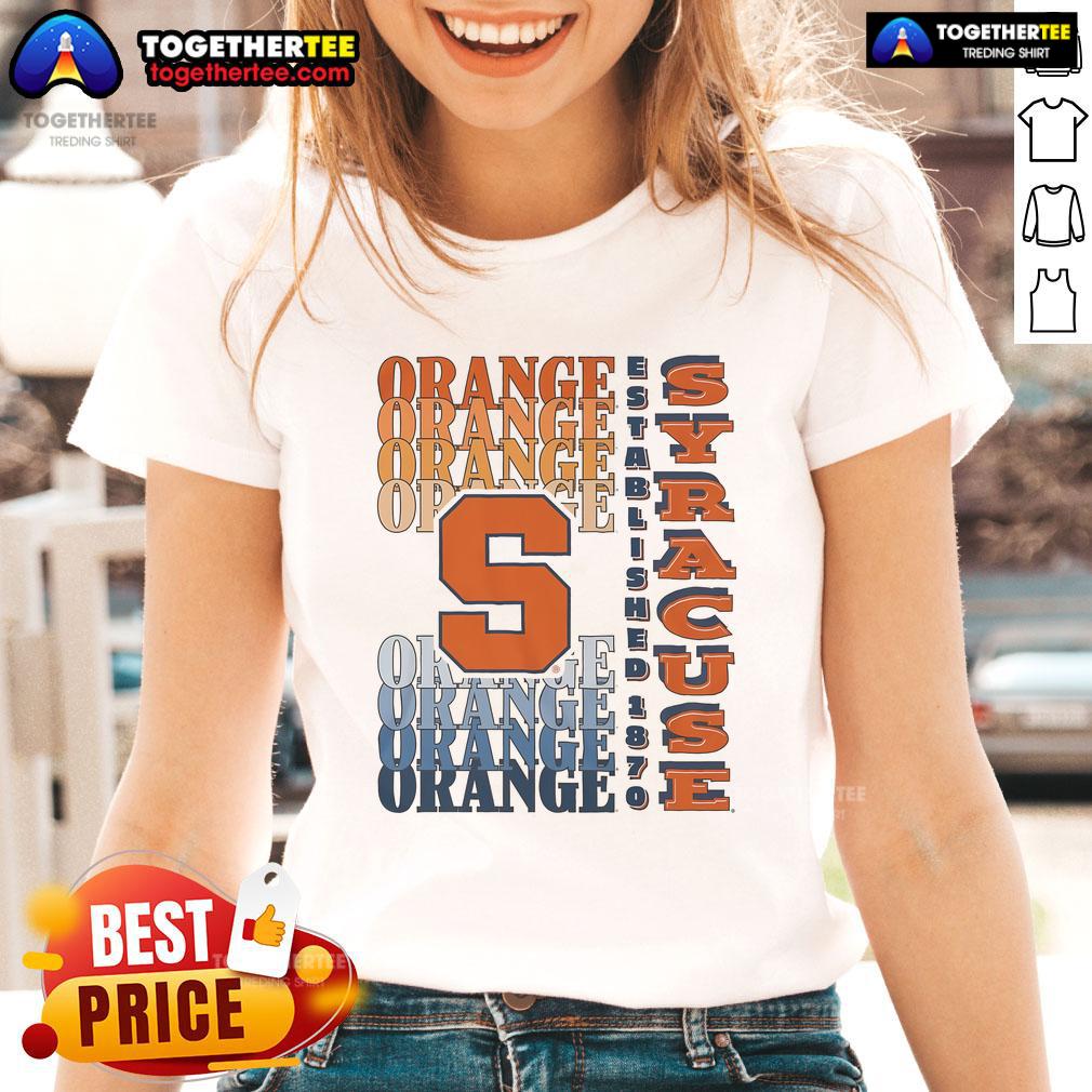 Official Syracuse Orange Gradient Wordmark T-Shirt - Image 3