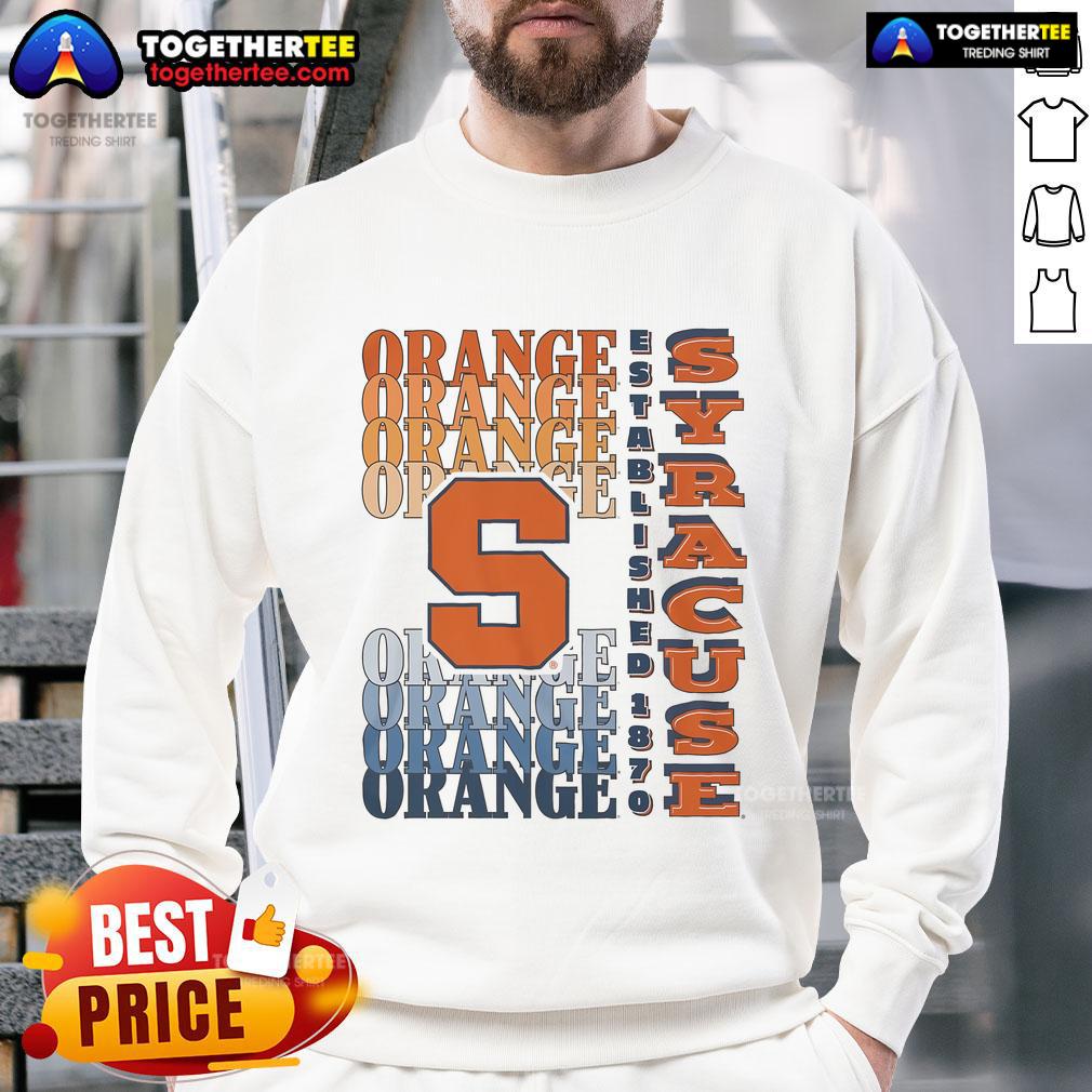 Official Syracuse Orange Gradient Wordmark T-Shirt - Image 5