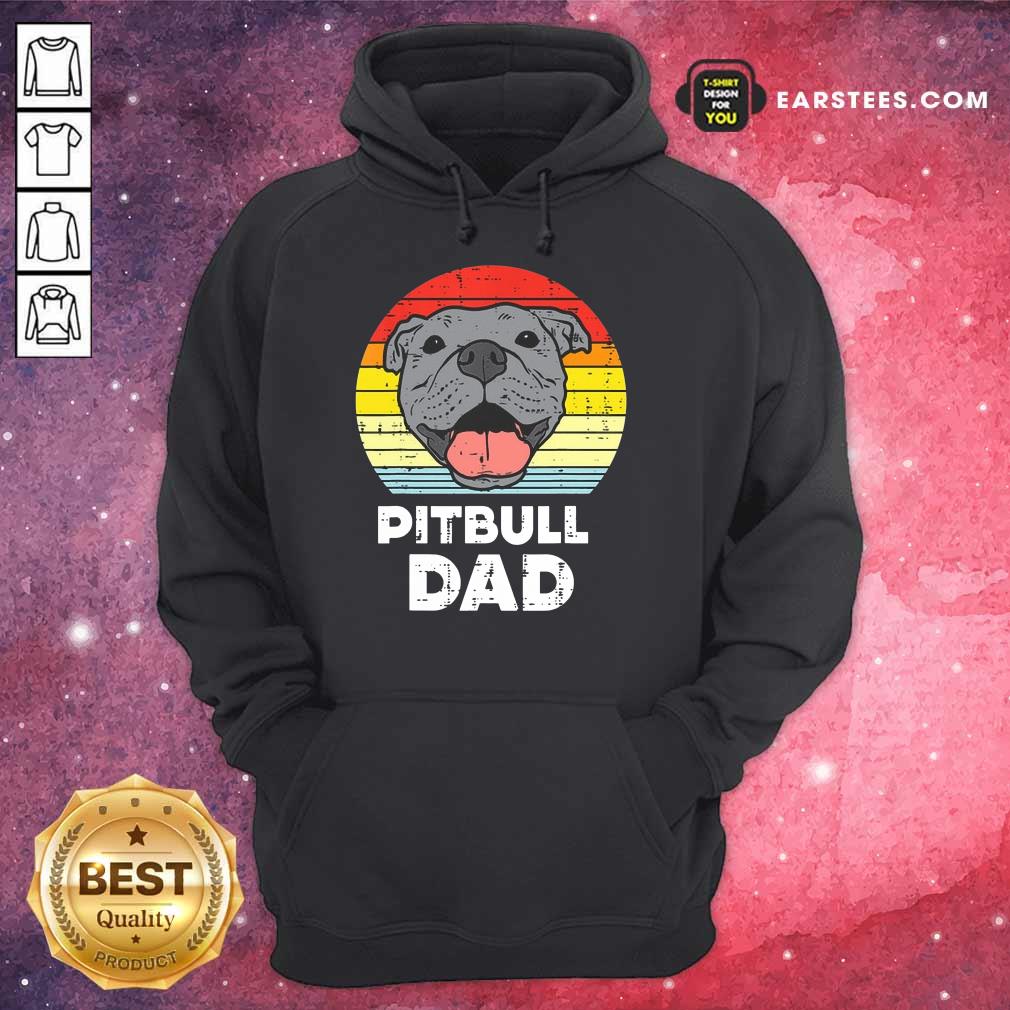 Awesome Pitbull Dad Vintage Shirt - Image 4