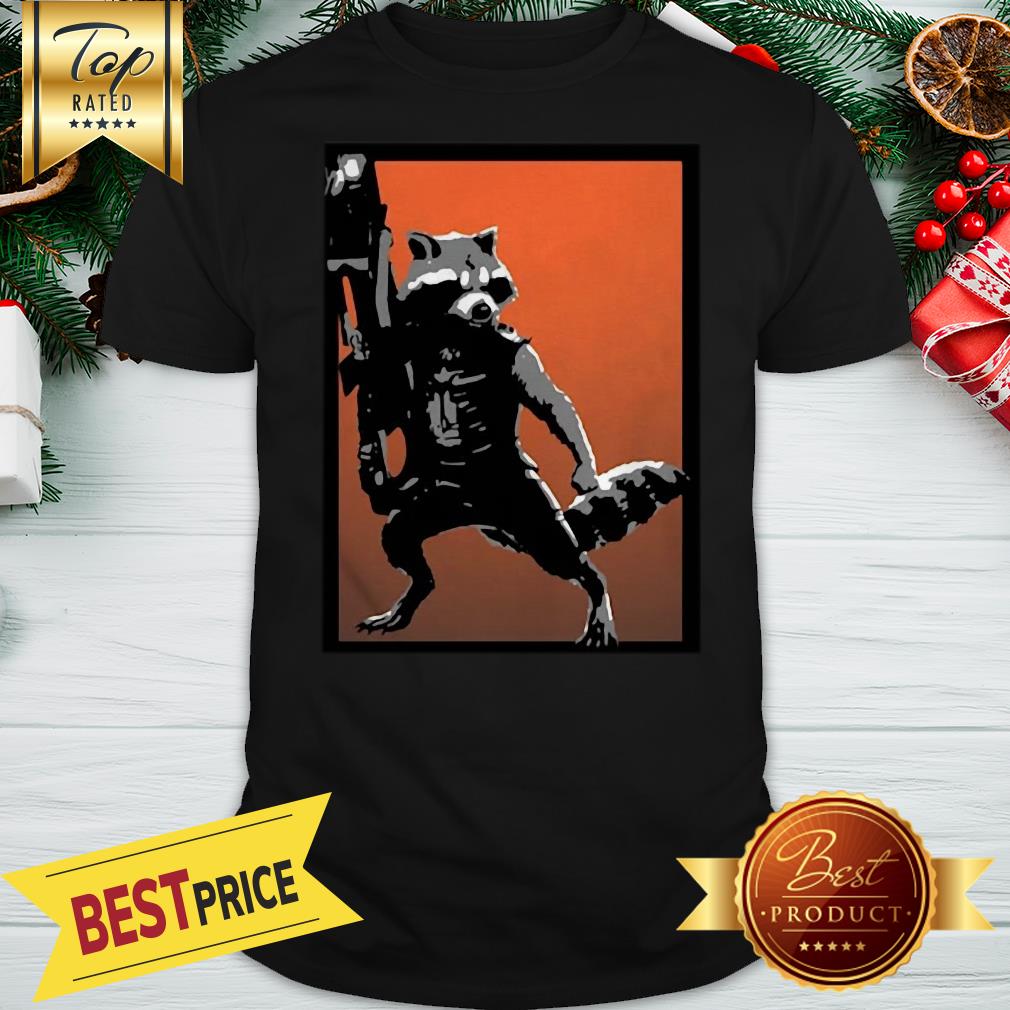 Official Rocket Raccoon Marvel Shirt