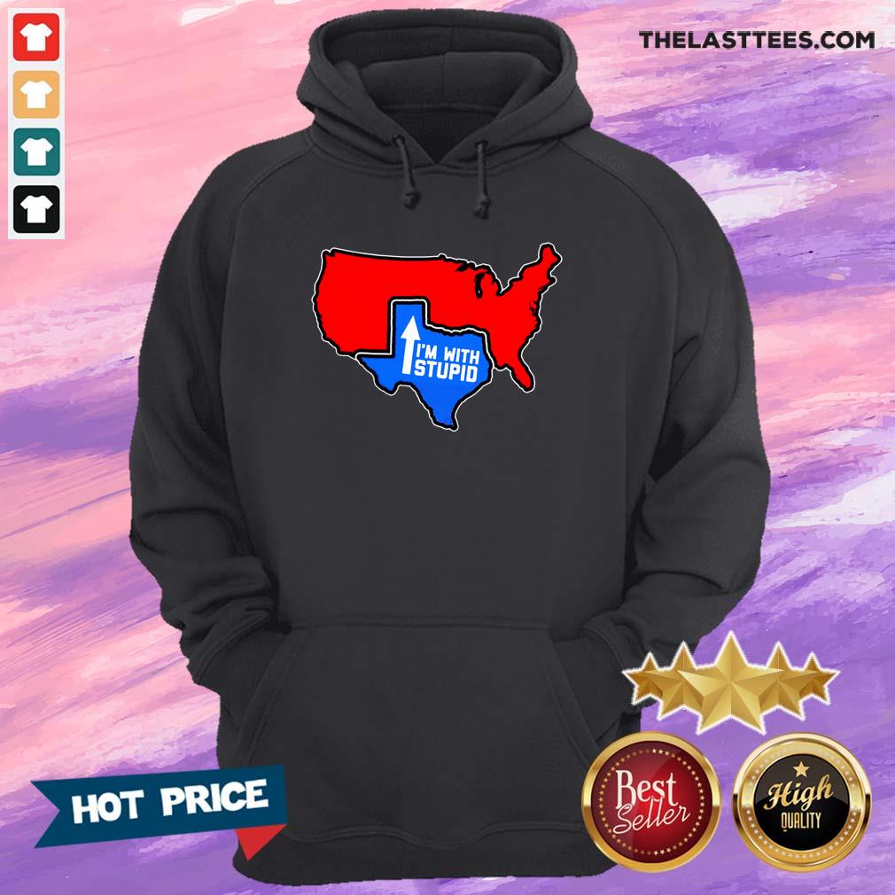 Premium Texas I’m With Stupid Shirt - Image 4