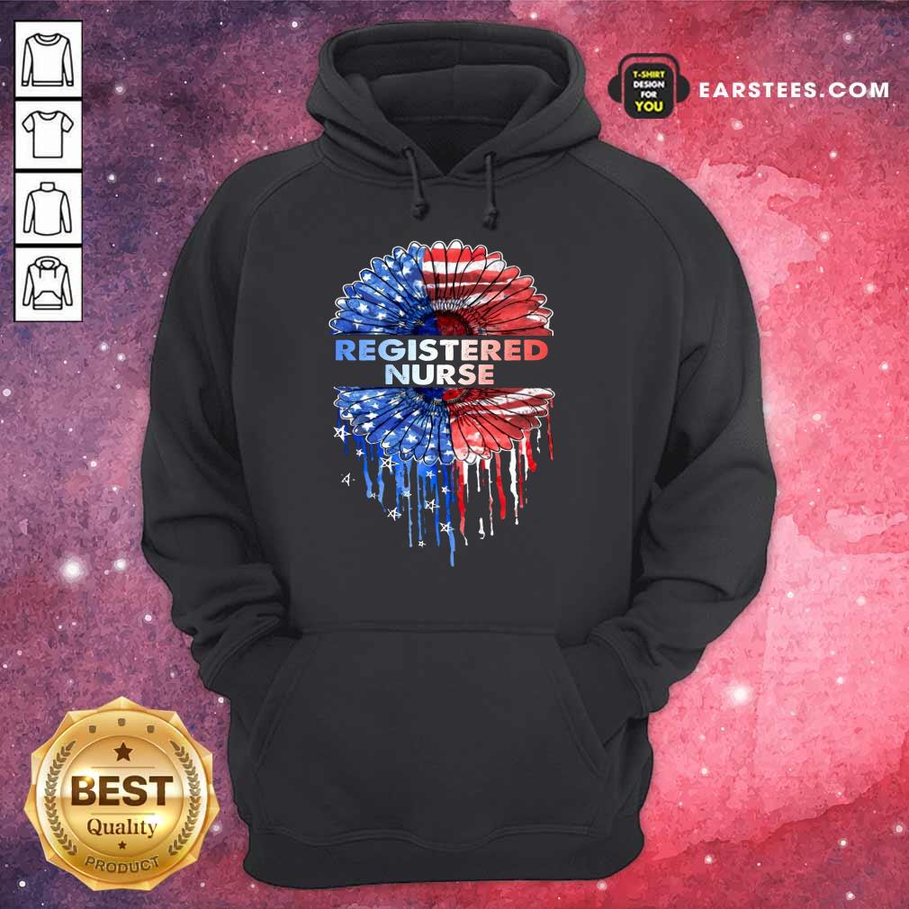 Top Registered Nurse American Flag Shirt - Image 4