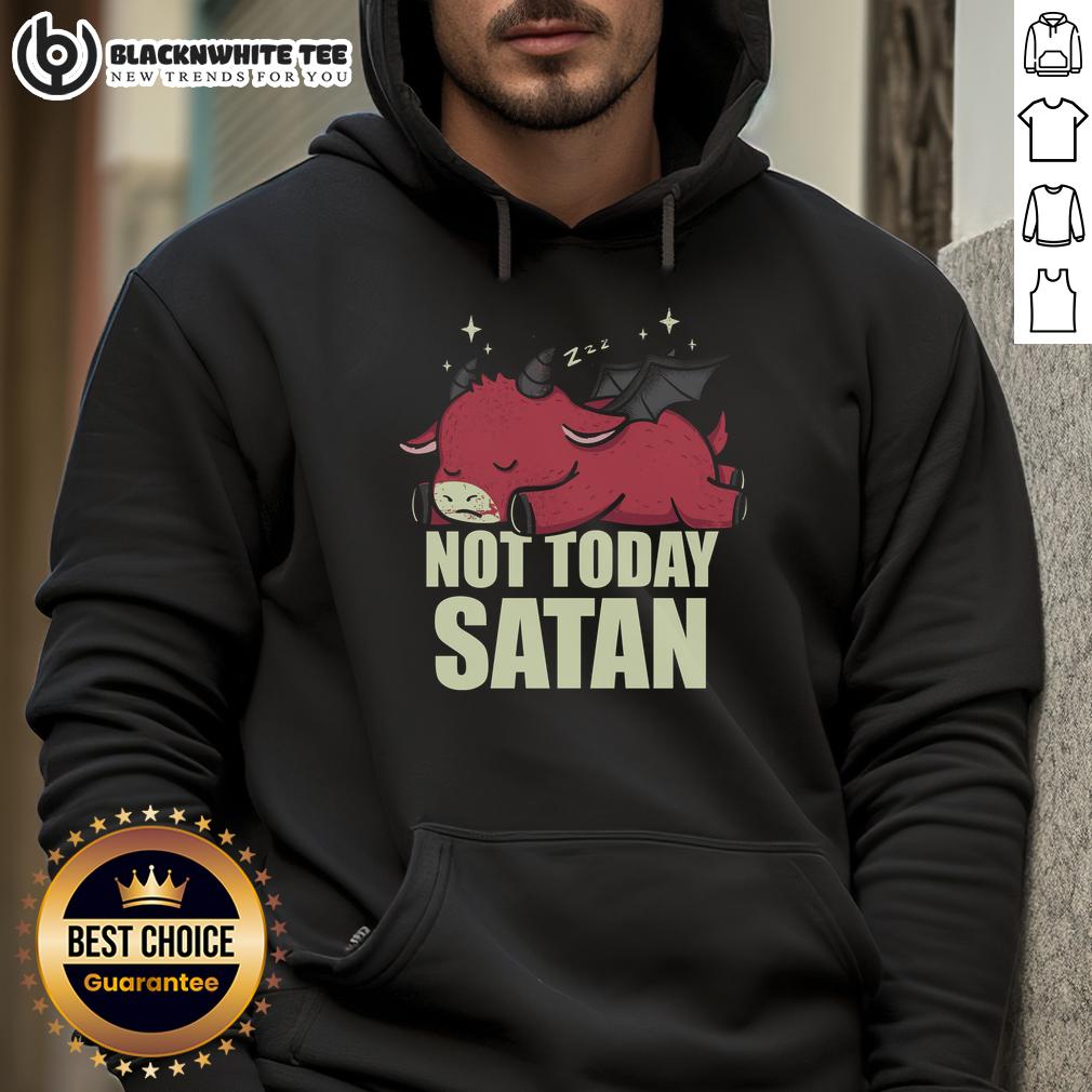Cute Please Not Today Satan T-Shirt - Image 2