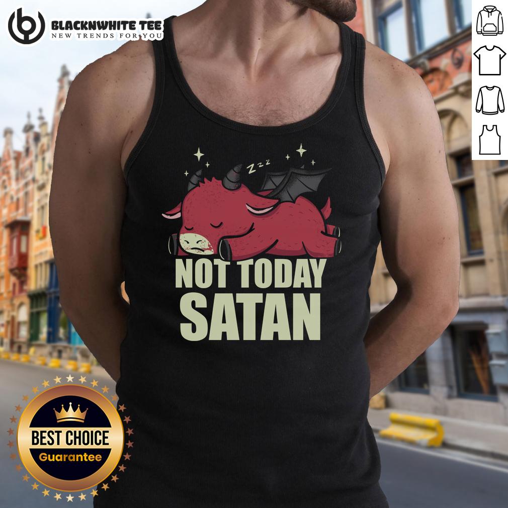 Cute Please Not Today Satan T-Shirt - Image 4