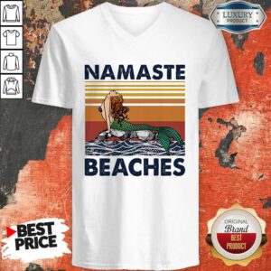 Alternative view of Pretty Namaste Beaches Vintage Shirt