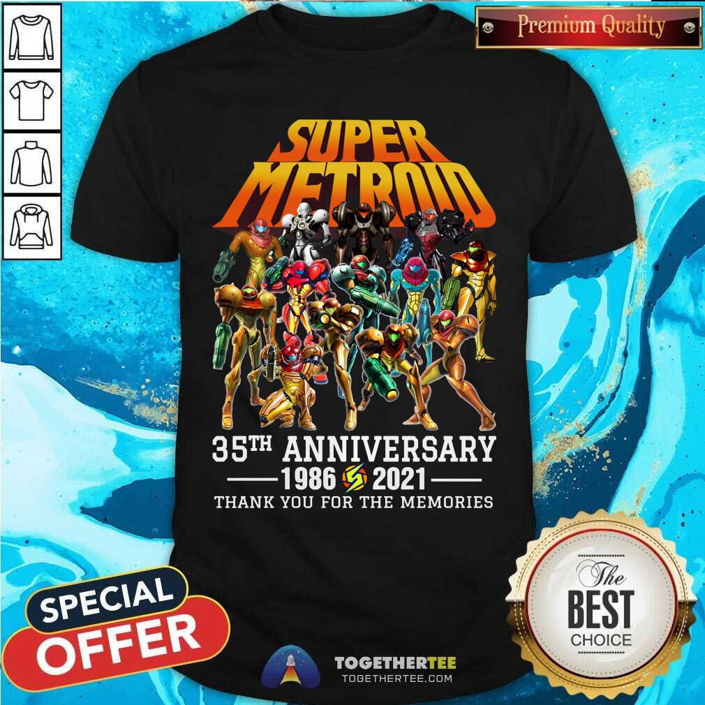 Super Metroid 35th Anniversary 1986 2021 Shirt
