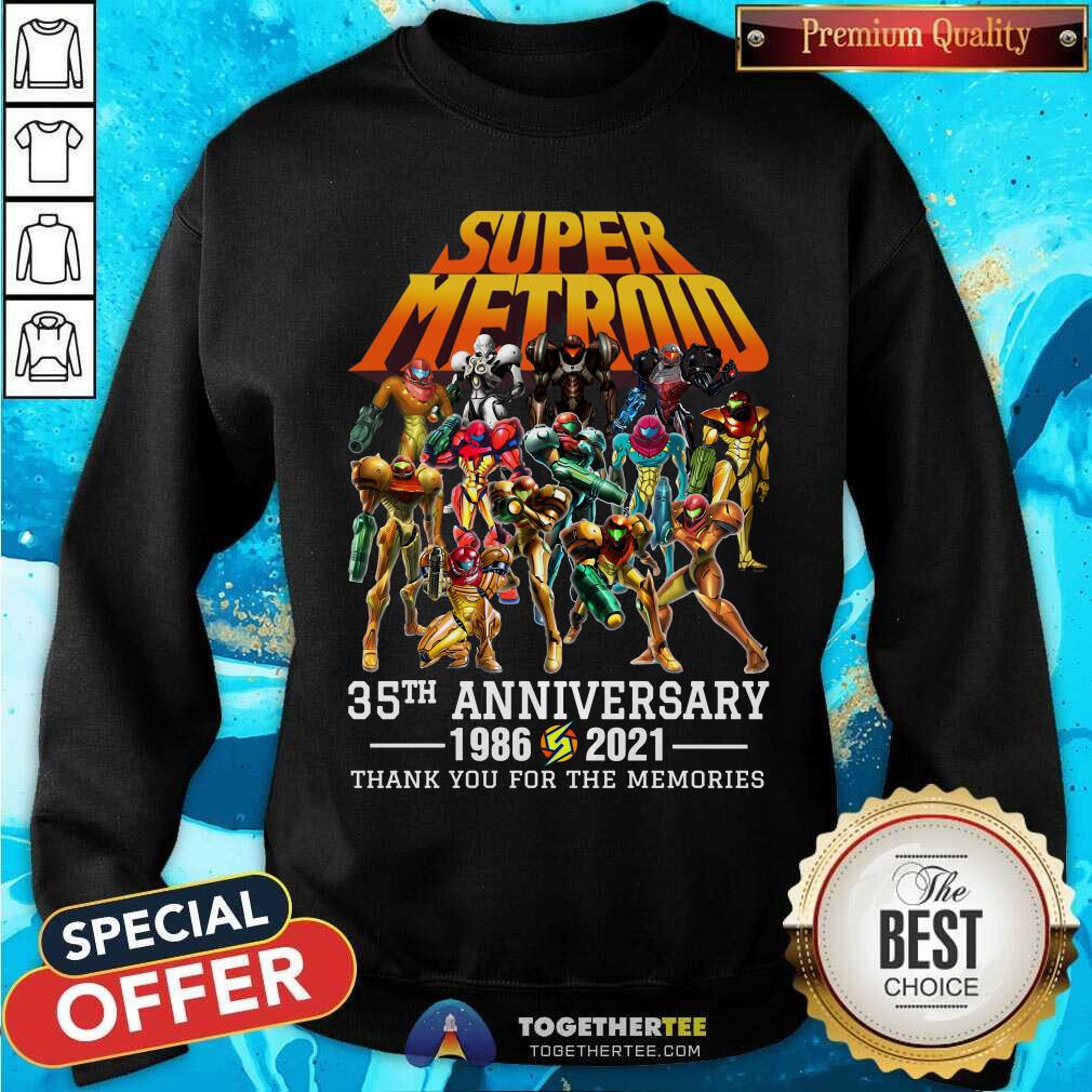 Super Metroid 35th Anniversary 1986 2021 Shirt - Image 2