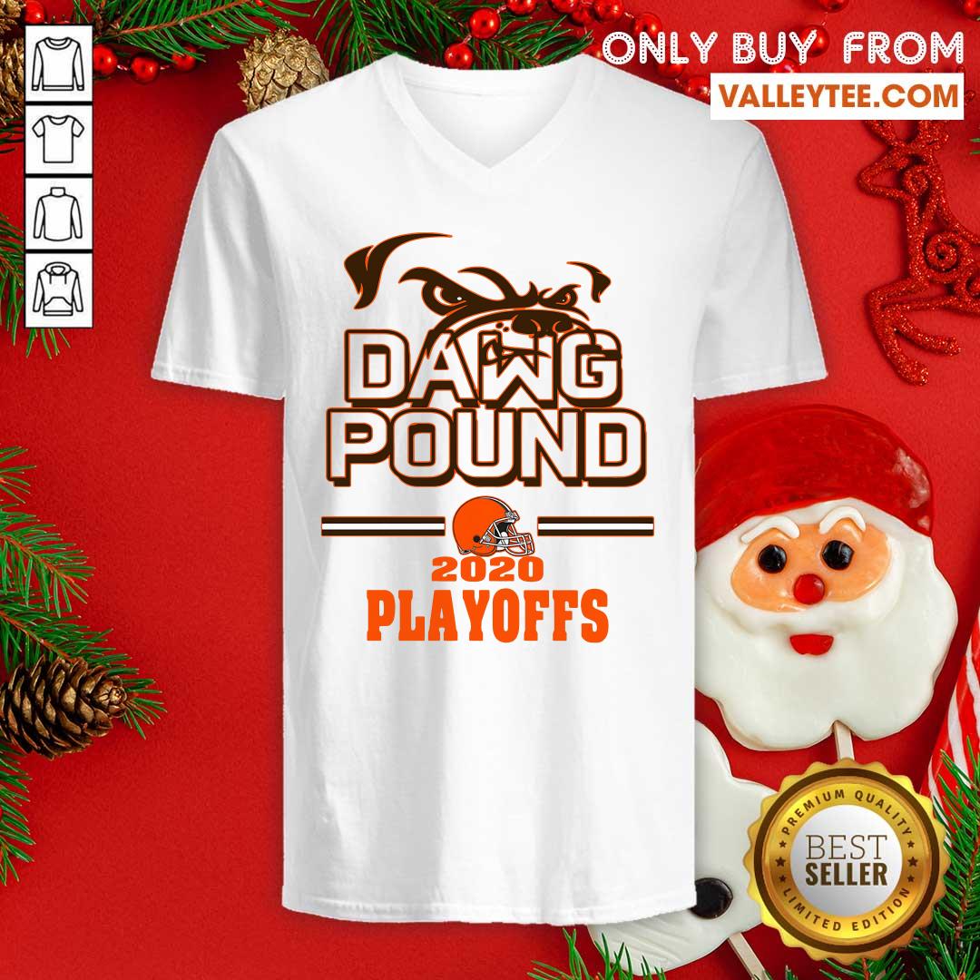 Wicked Dawg Pound 2020 Playoffs Cleveland Browns Shirt - Image 3