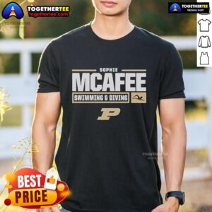 Official Sophie Mcafee Swimming & Diving Purdue Boilermakers T-Shirt