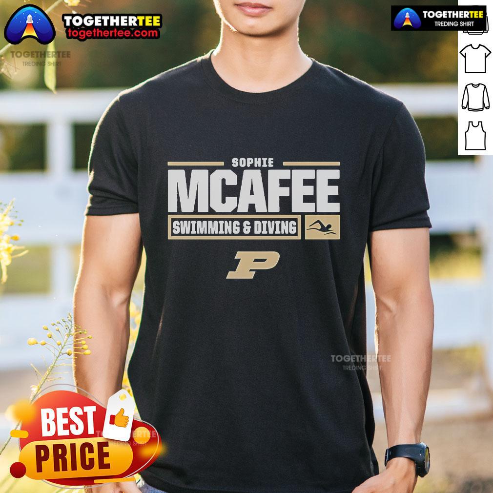 Official Sophie Mcafee Swimming & Diving Purdue Boilermakers T-Shirt