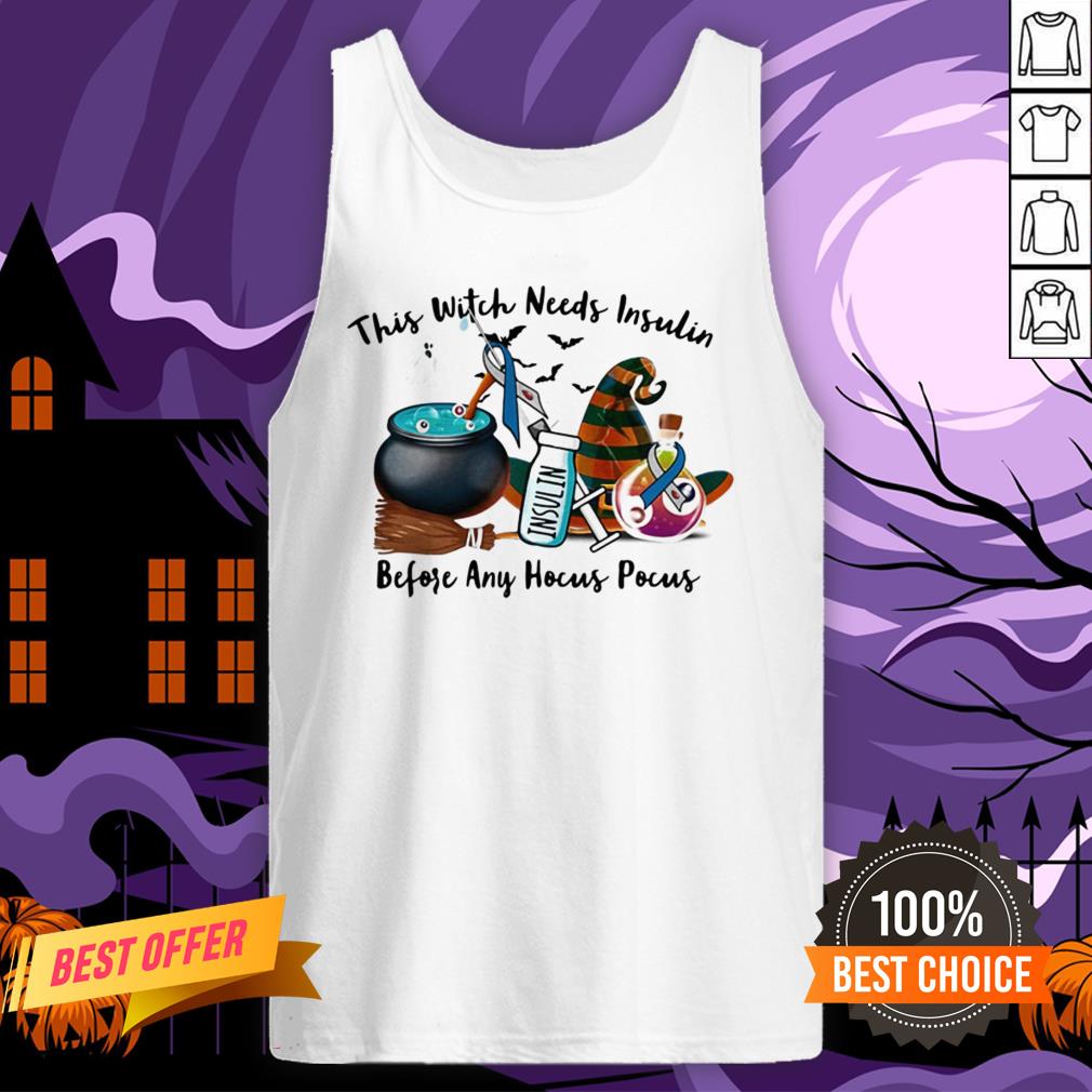 Halloween This Witch Needs Insulin Before Any Hocus Pocus Shirt - Image 3