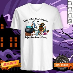 Alternative view of Halloween This Witch Needs Insulin Before Any Hocus Pocus Shirt