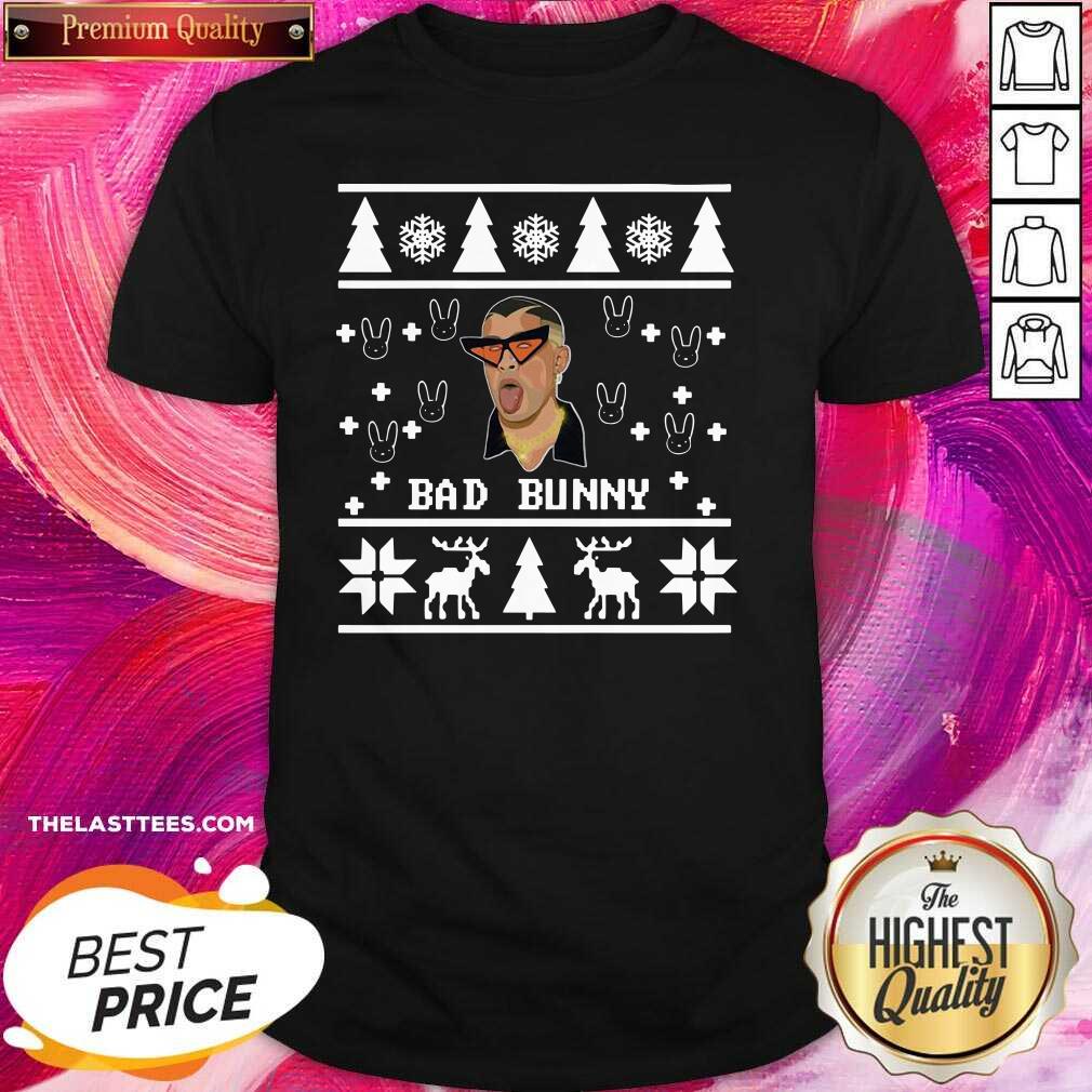 Love Bad Bunny Ugly Christmas Shirt