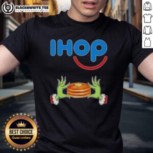 Happy Grinch Hands Love Ihop Merry Christmas T-Shirt