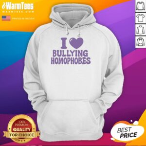 Alternative view of Nice I Love Bullying Homophobes T-Shirt