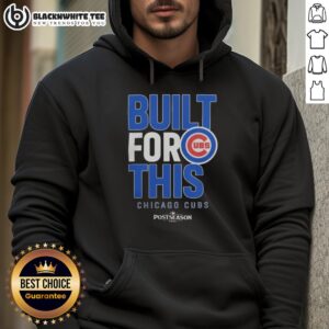 Alternative view of Original Chicago Cubs Built For This MLB Postseason 2025 T-Shirt
