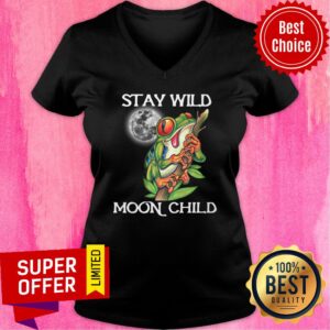 Alternative view of Stay Wild Moon Child Frog Shirt