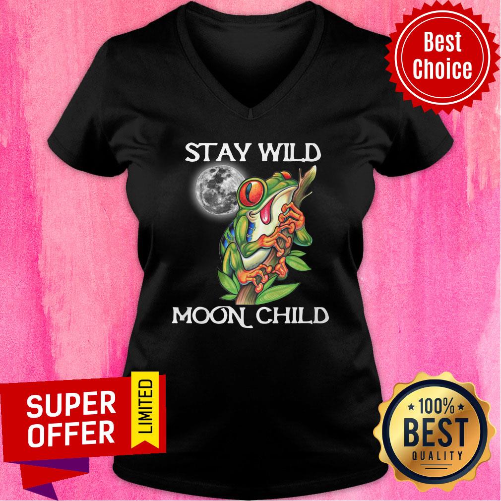 Stay Wild Moon Child Frog Shirt - Image 2