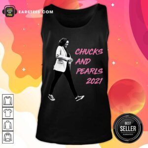 Alternative view of Good Kamala Harris Pink Chucks And Pearls 2021 Shirt