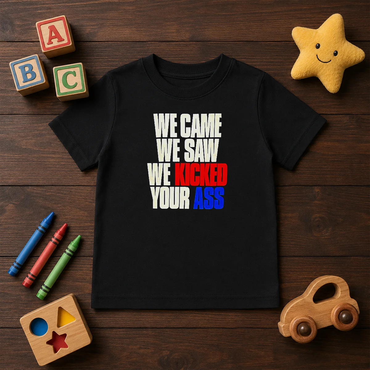 Top We Came We Saw We Kicked Your Ass Shirt - Image 9