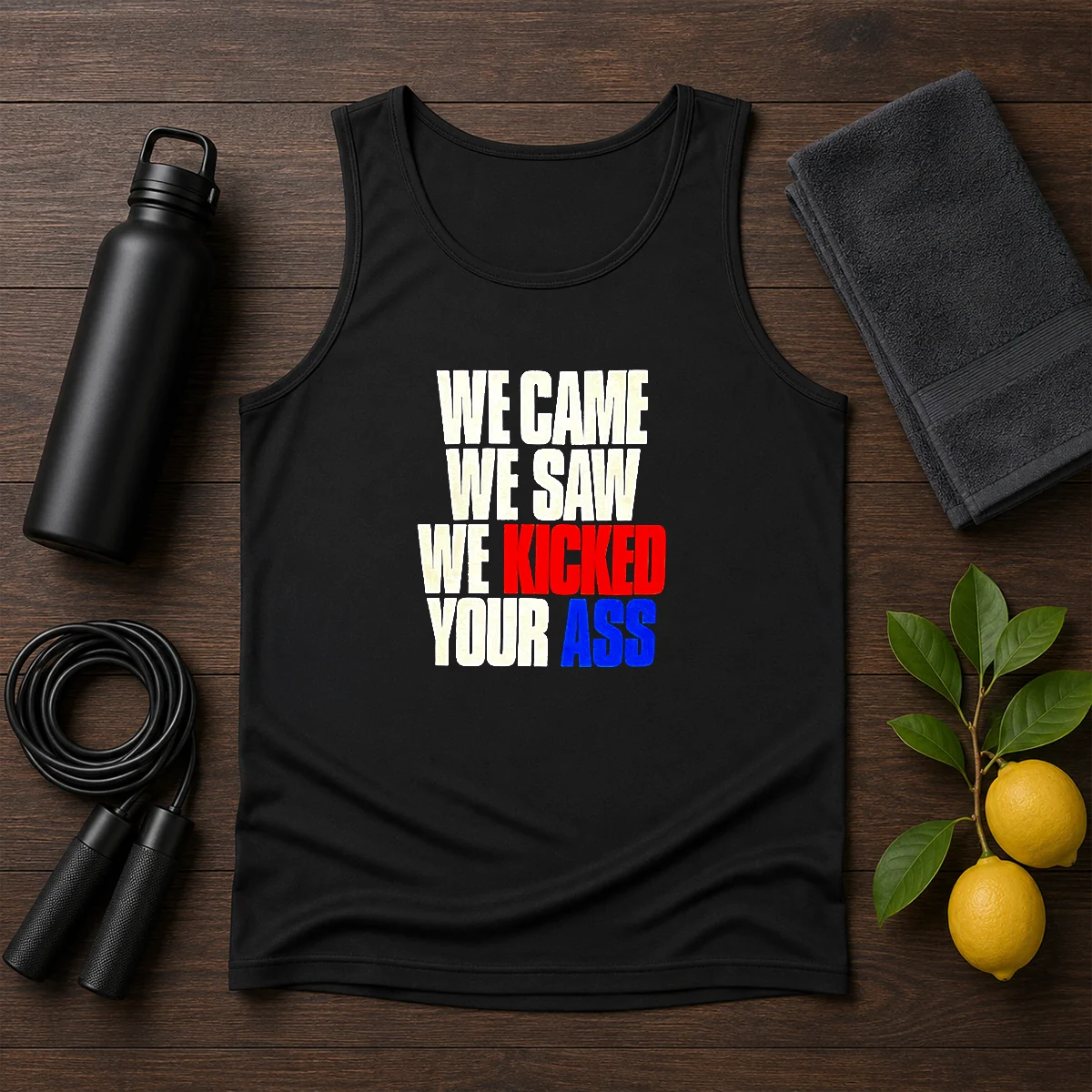 Top We Came We Saw We Kicked Your Ass Shirt - Image 3