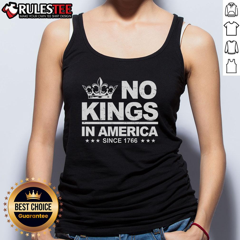Awesome No Kings In America Vintage Democracy Since 1776 T-Shirt - Image 4