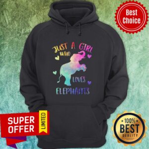 Alternative view of Just A Girl Who Loves Elephants Shirt