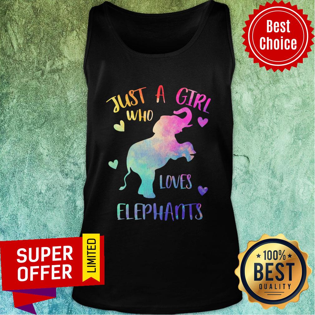 Just A Girl Who Loves Elephants Shirt - Image 4