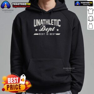 Alternative view of Pretty Unathletic Dept Rest Is Best T-Shirt