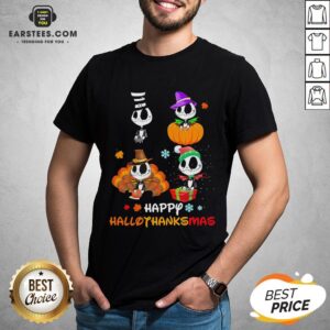 Good Jack Skellington Happy Hallothanksmas Shirt