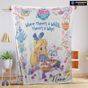 Official Alice's Wonderland Bakery Disney Junior Blanket Fleece Customized Blanket