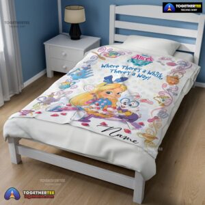 Alternative view of Official Alice's Wonderland Bakery Disney Junior Blanket Fleece Customized Blanket