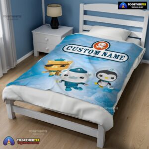 Alternative view of Official BBC The Octonauts Velveteen Cute Blanket Fleece Customized Blanket