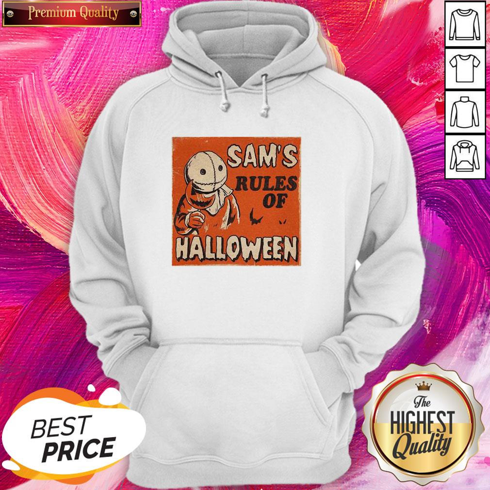 Super Nice Sam’s Rules Of Halloween Shirt - Image 5