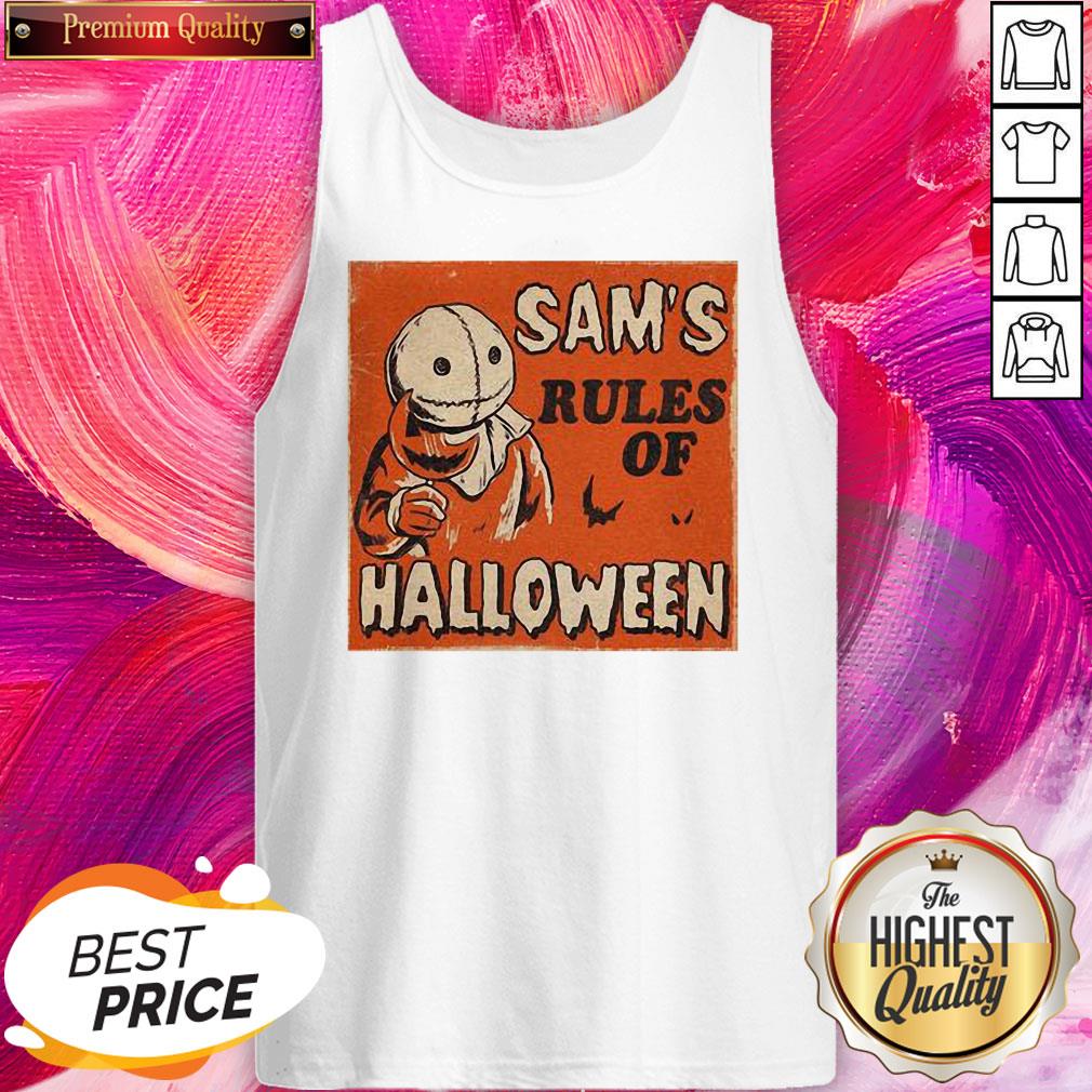 Super Nice Sam’s Rules Of Halloween Shirt - Image 3