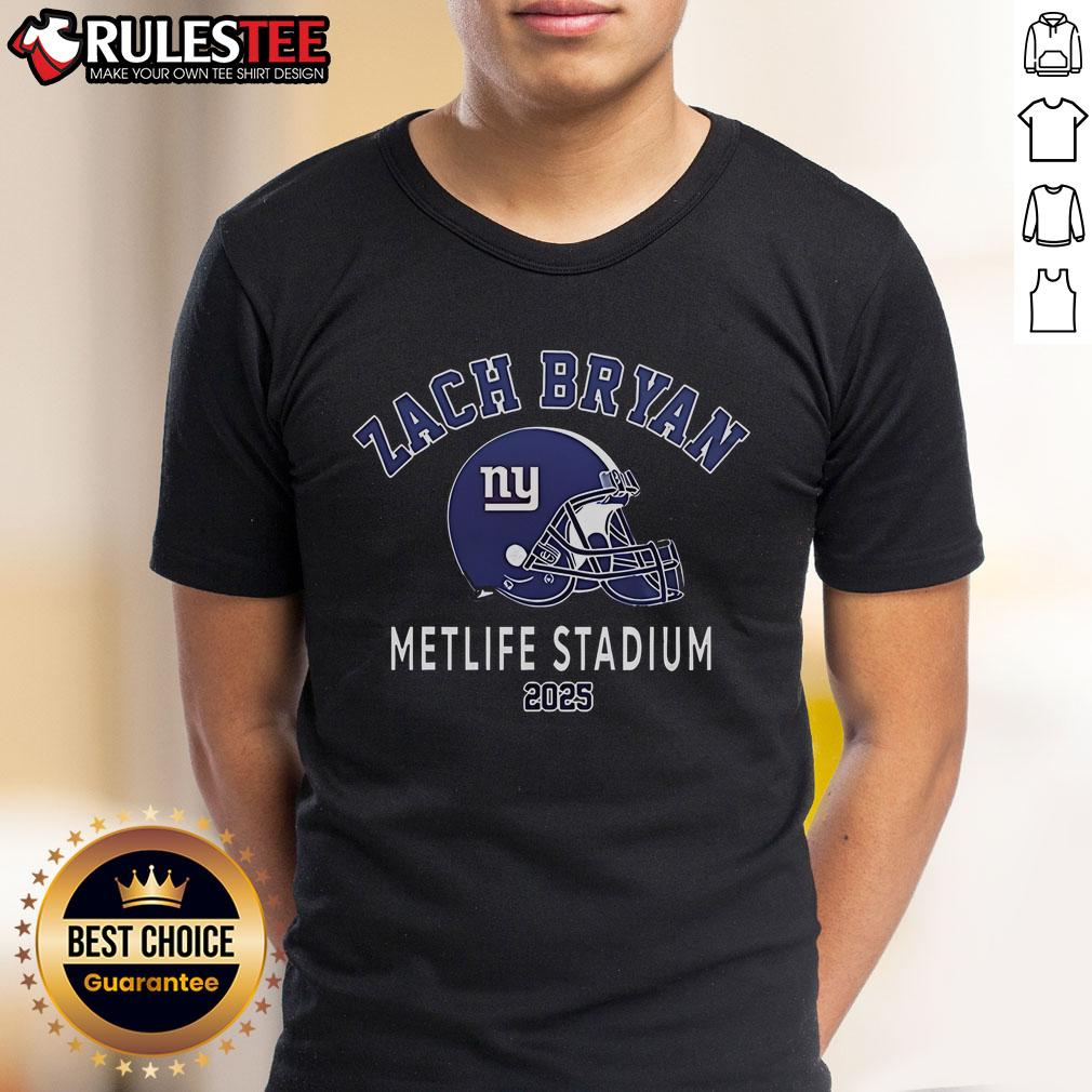 Official Zach Bryan New York Giants Kings Of Leon T-Shirt