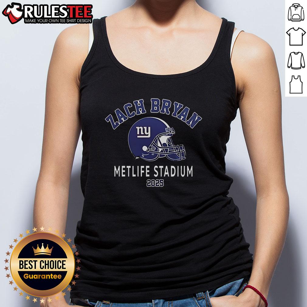 Official Zach Bryan New York Giants Kings Of Leon T-Shirt - Image 4