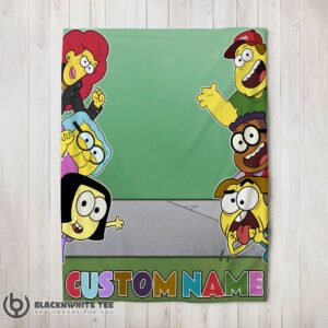 Awesome Happy Disney Big City Greens Peeking Family Blanket Fleece Customized Blanket